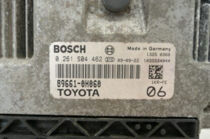 ECU Bosch 1.0i 1KR 89661-0H060 0261S04462 1943FC