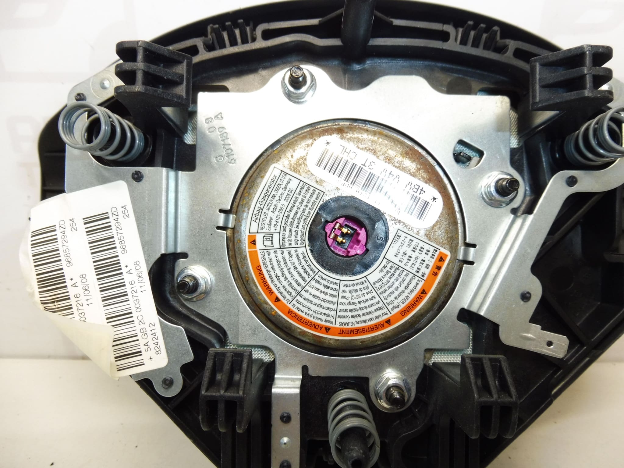 Airbag за волан Peugeot 206+ 207 96857294ZD 4112NW